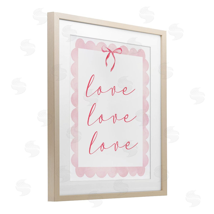 Lucille Price | Cursive Love and Pink Bow