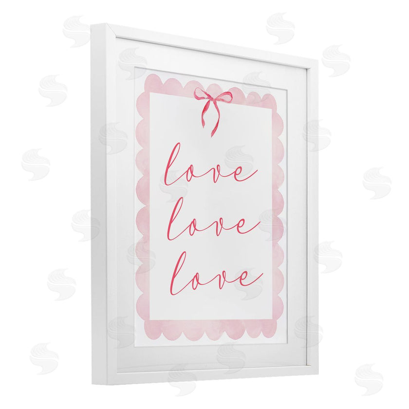 Lucille Price | Cursive Love and Pink Bow