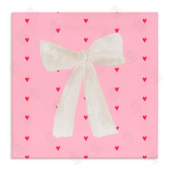 Lucille Price | White Bow on Hearts