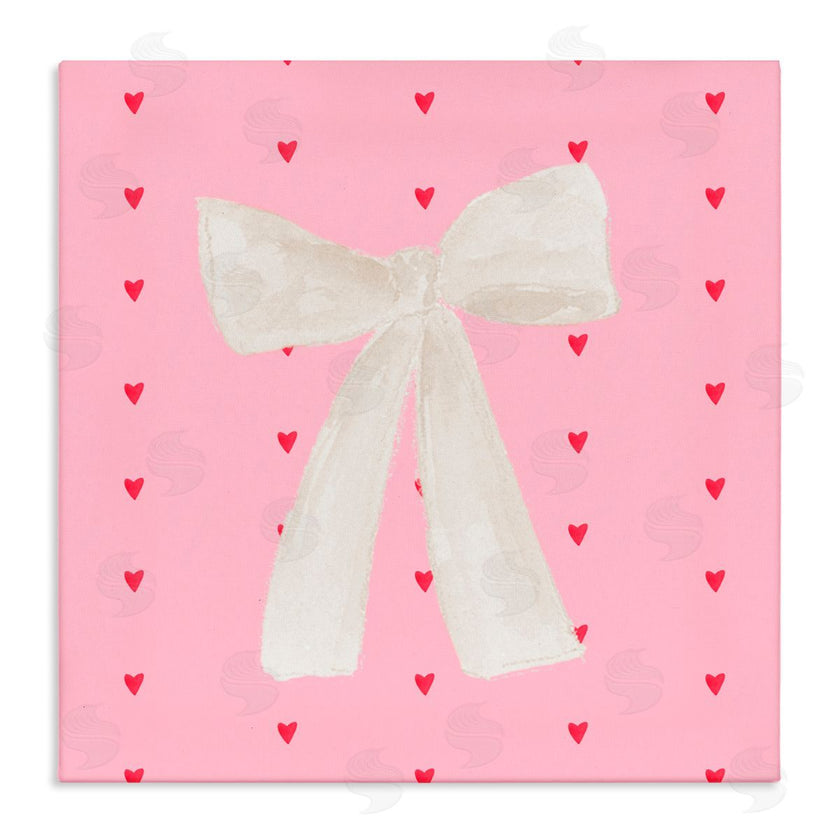 Lucille Price | White Bow on Hearts