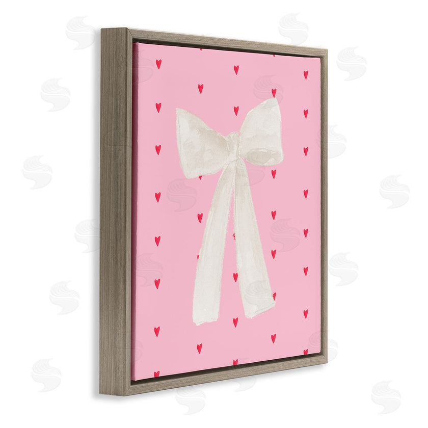Lucille Price | White Bow on Hearts