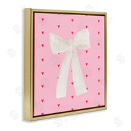 Lucille Price | White Bow on Hearts