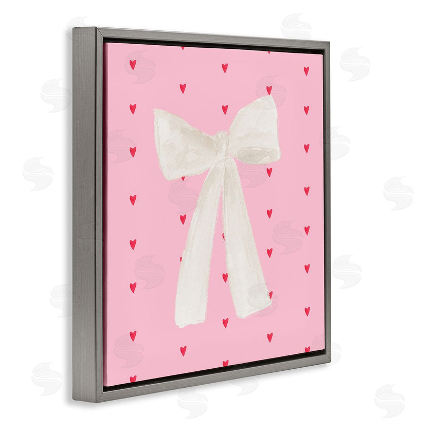 Lucille Price | White Bow on Hearts