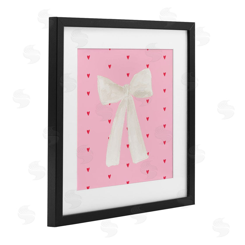 Lucille Price | White Bow on Hearts
