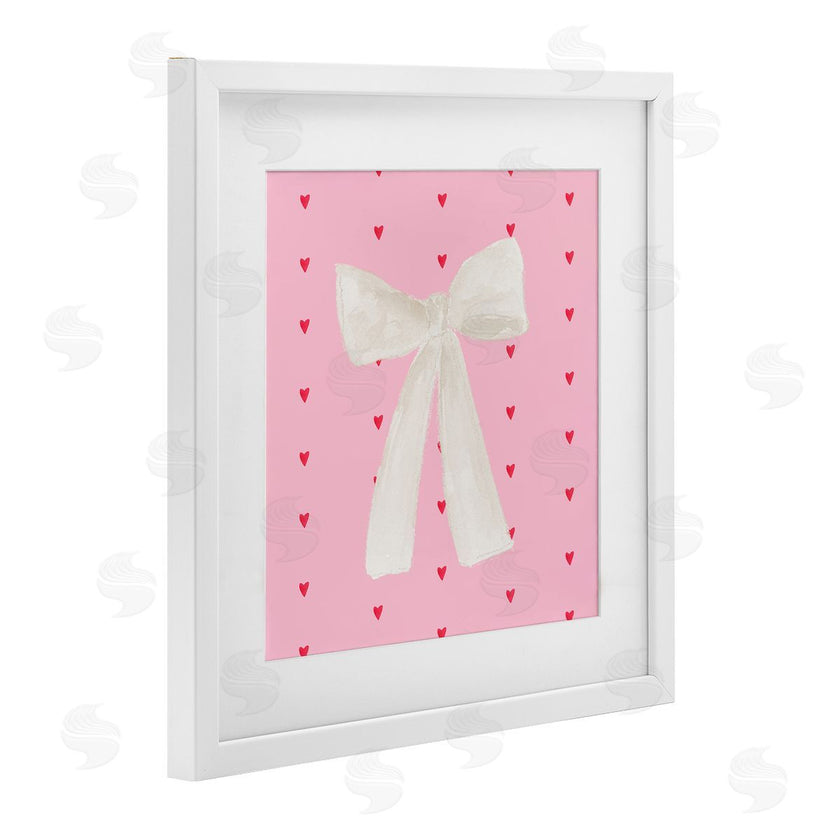Lucille Price | White Bow on Hearts