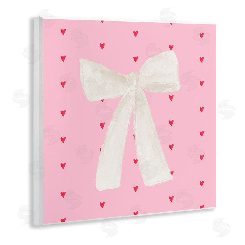 Lucille Price | White Bow on Hearts
