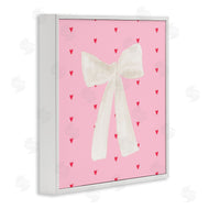 Lucille Price | White Bow on Hearts