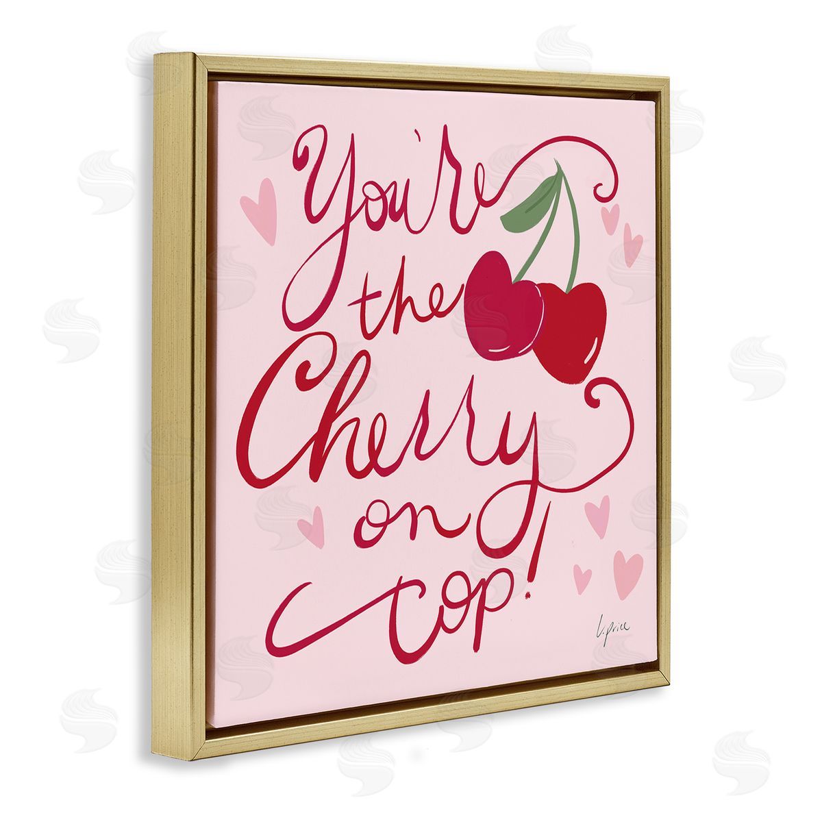 Lucille Price You're The Cherry On Top Canvas Wall Art Print