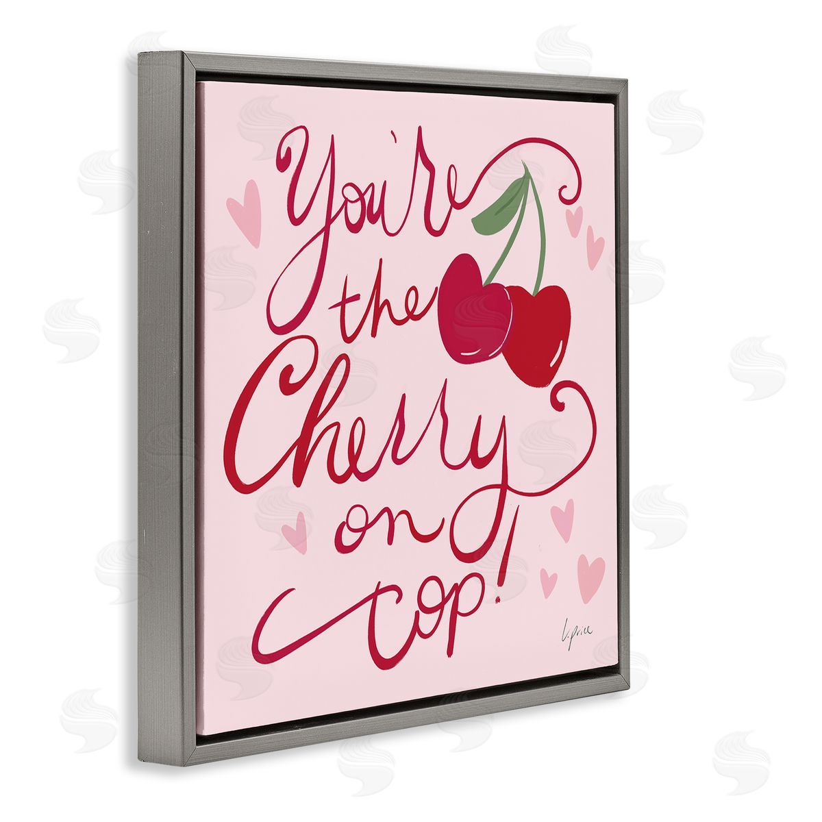 Lucille Price You're The Cherry On Top Canvas Wall Art Print