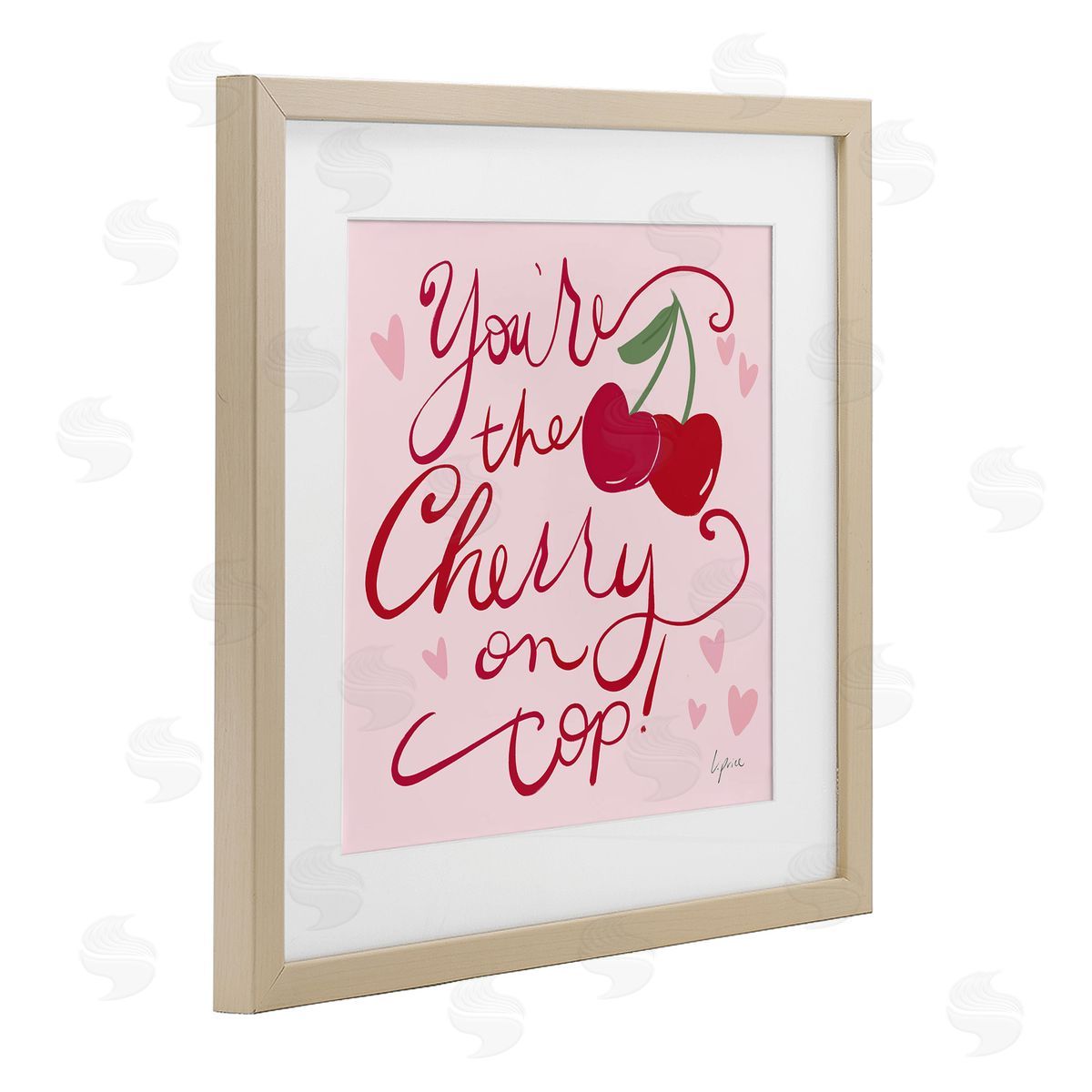 Lucille Price You're The Cherry On Top Canvas Wall Art Print
