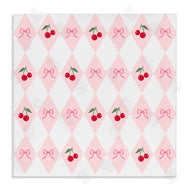 Lucille Price | Cherries & Bows Argyle