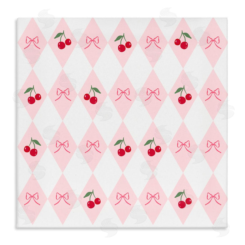 Lucille Price | Cherries & Bows Argyle