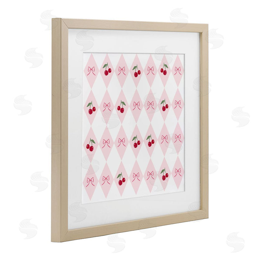Lucille Price | Cherries & Bows Argyle