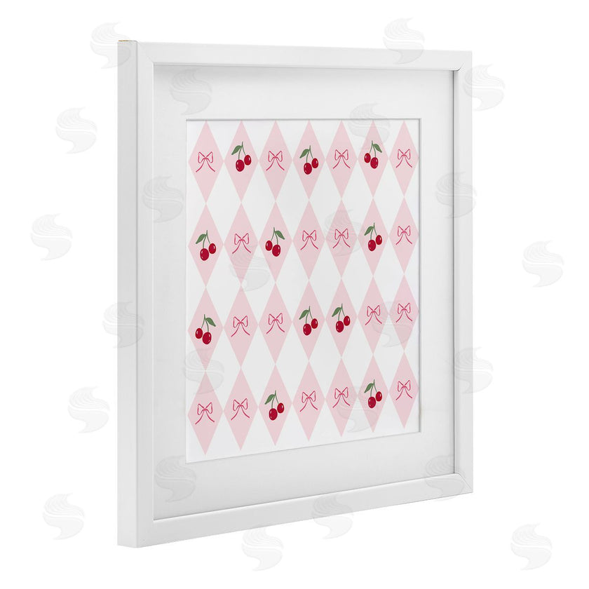 Lucille Price | Cherries & Bows Argyle