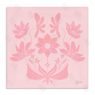 Lucille Price | Pink Floral Symmetrical