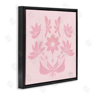 Lucille Price | Pink Floral Symmetrical