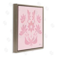 Lucille Price | Pink Floral Symmetrical