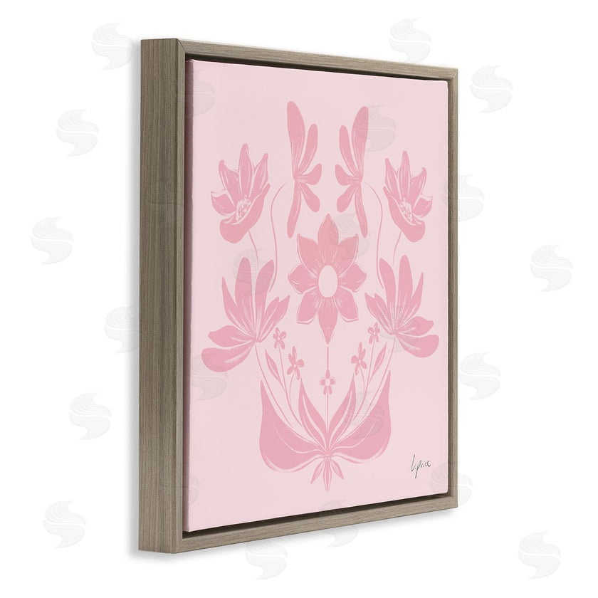 Lucille Price | Pink Floral Symmetrical