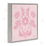 Lucille Price | Pink Floral Symmetrical