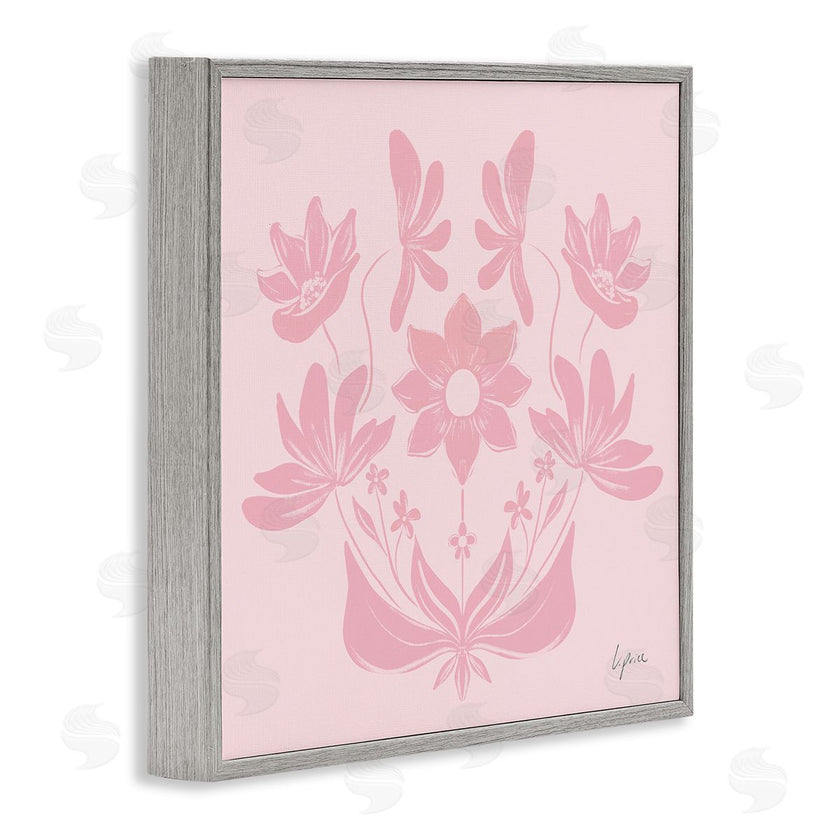 Lucille Price | Pink Floral Symmetrical
