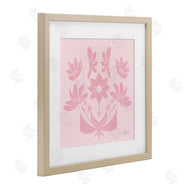 Lucille Price | Pink Floral Symmetrical
