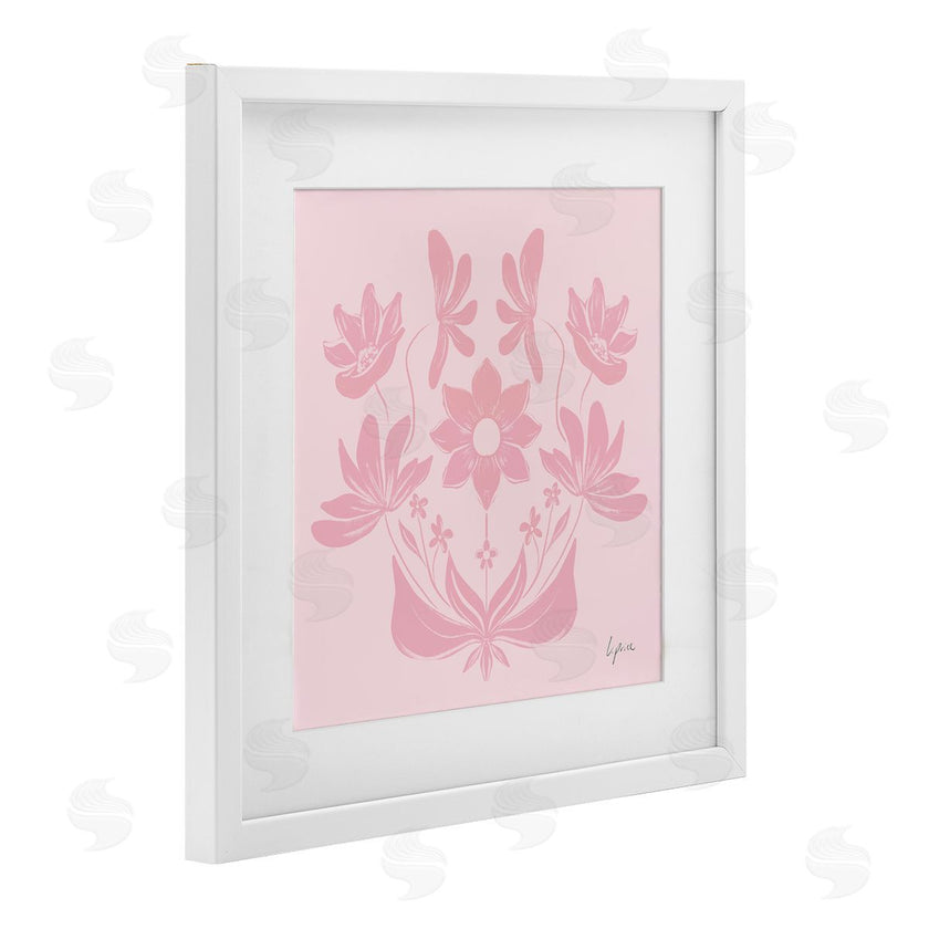 Lucille Price | Pink Floral Symmetrical