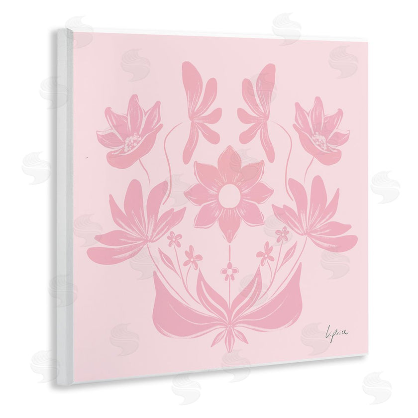 Lucille Price | Pink Floral Symmetrical