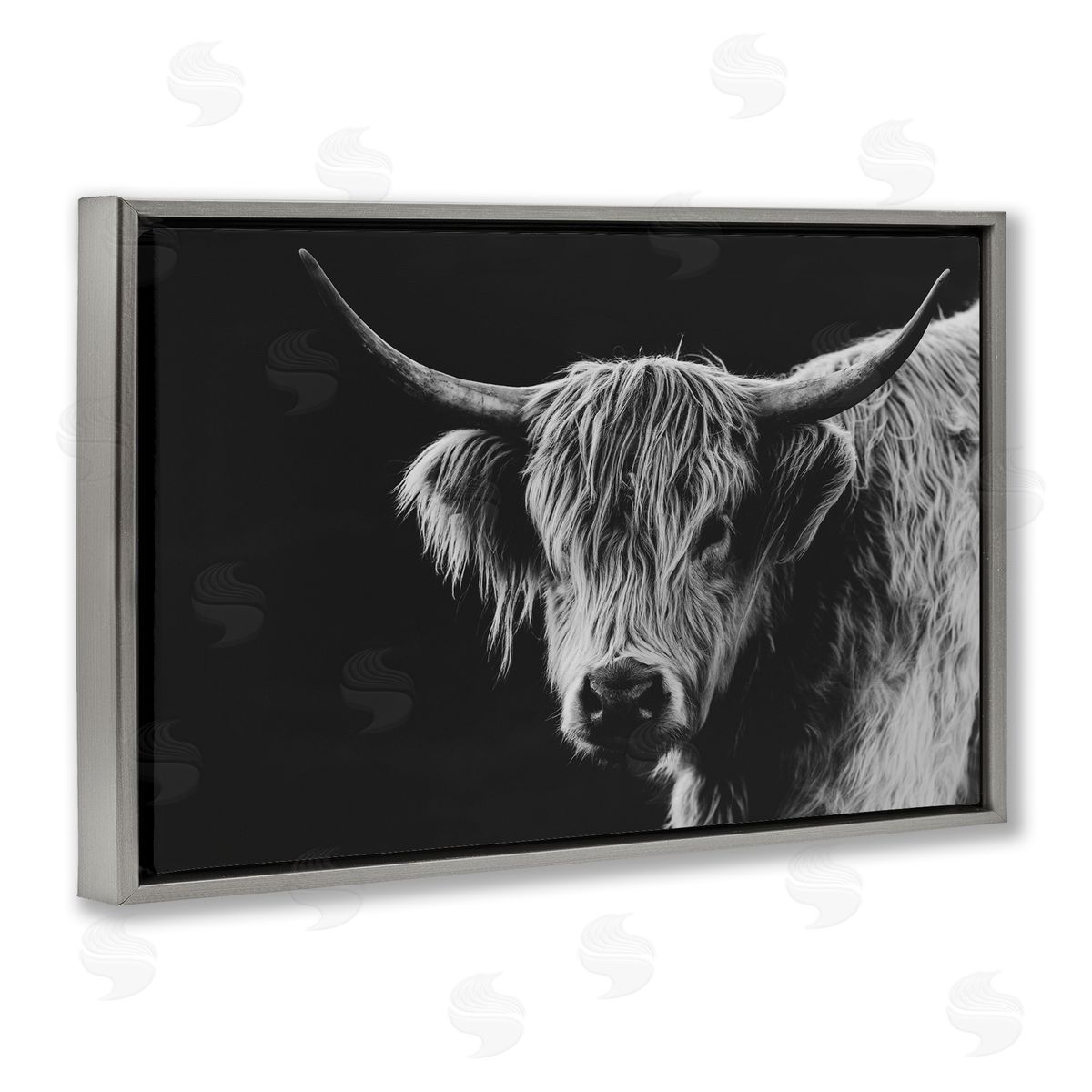 Crystal Lynn Collins Scottish Highland Cattle Canvas Wall Art Print