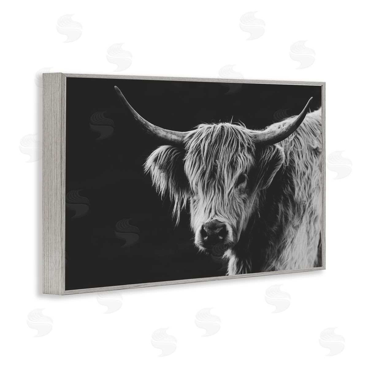 Crystal Lynn Collins Scottish Highland Cattle Canvas Wall Art Print