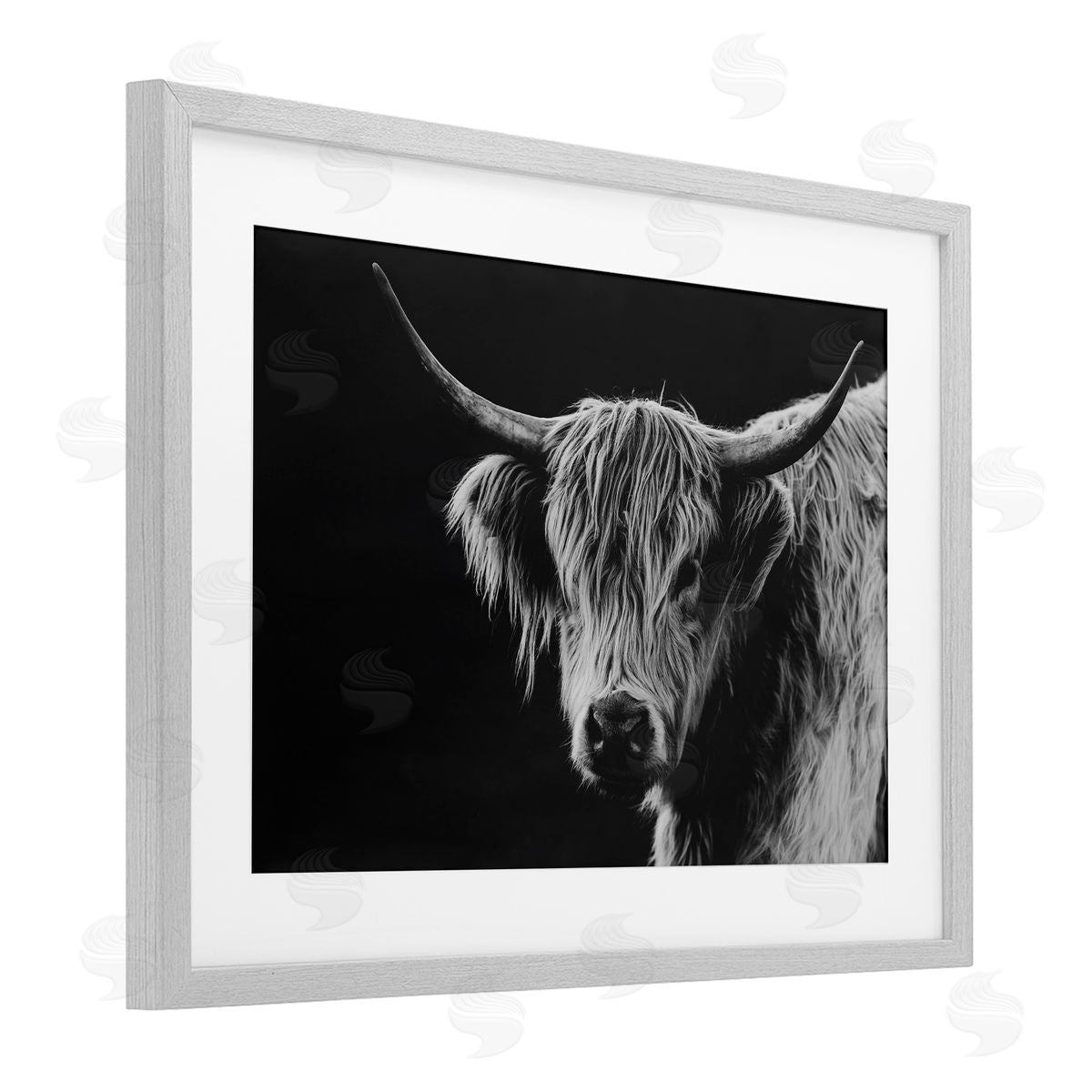 Crystal Lynn Collins Scottish Highland Cattle Canvas Wall Art Print
