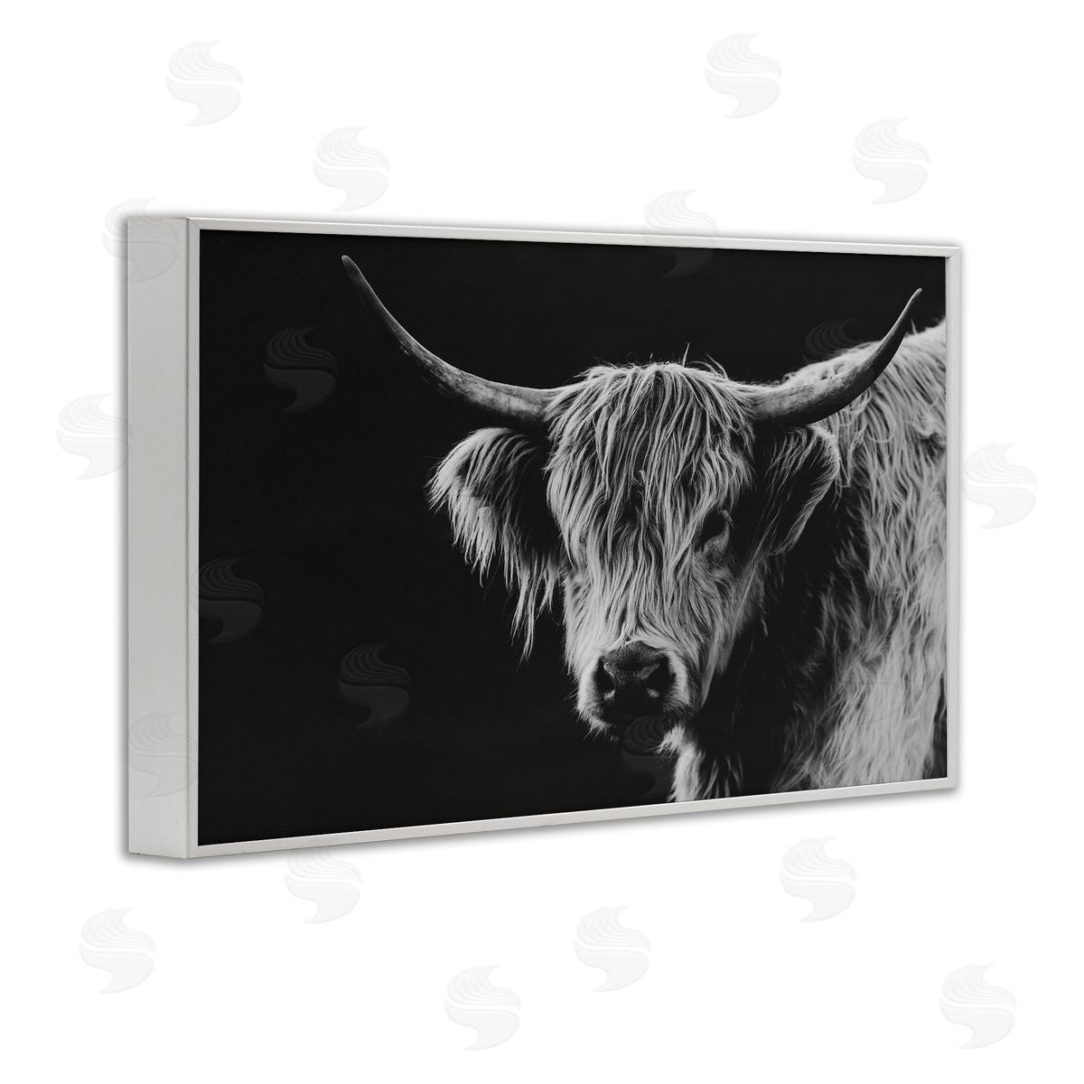 Crystal Lynn Collins Scottish Highland Cattle Canvas Wall Art Print