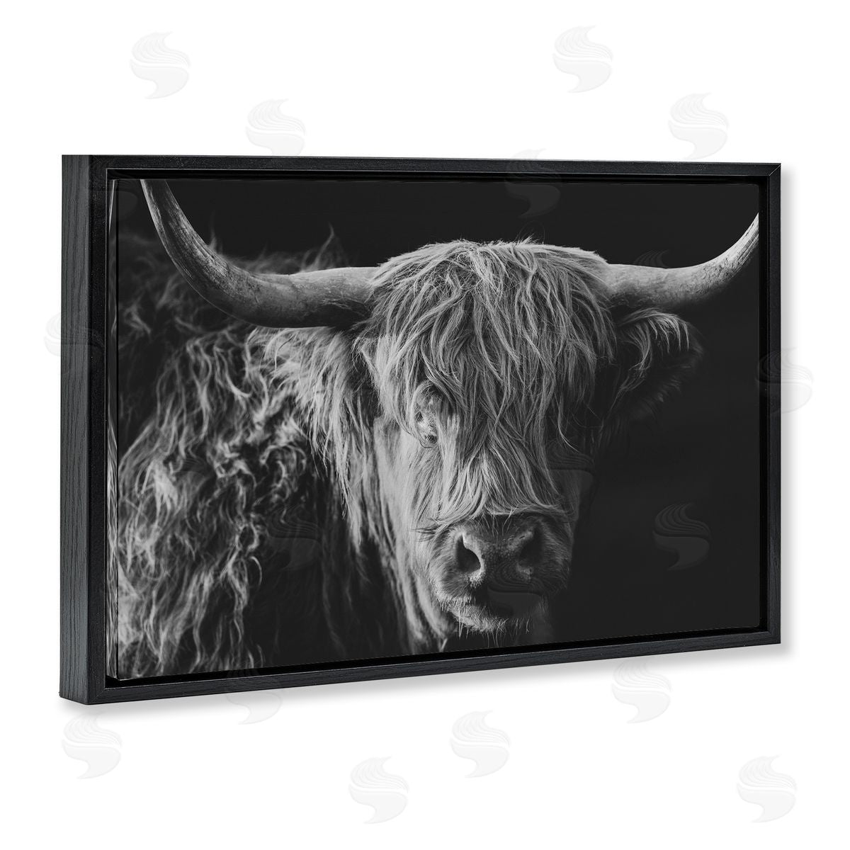 Crystal Lynn Collins Scottish Highland Portrait Canvas Wall Art Print