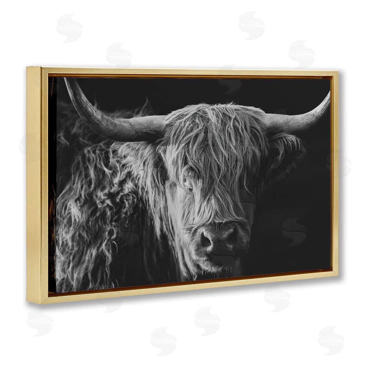 Crystal Lynn Collins Scottish Highland Portrait Canvas Wall Art Print