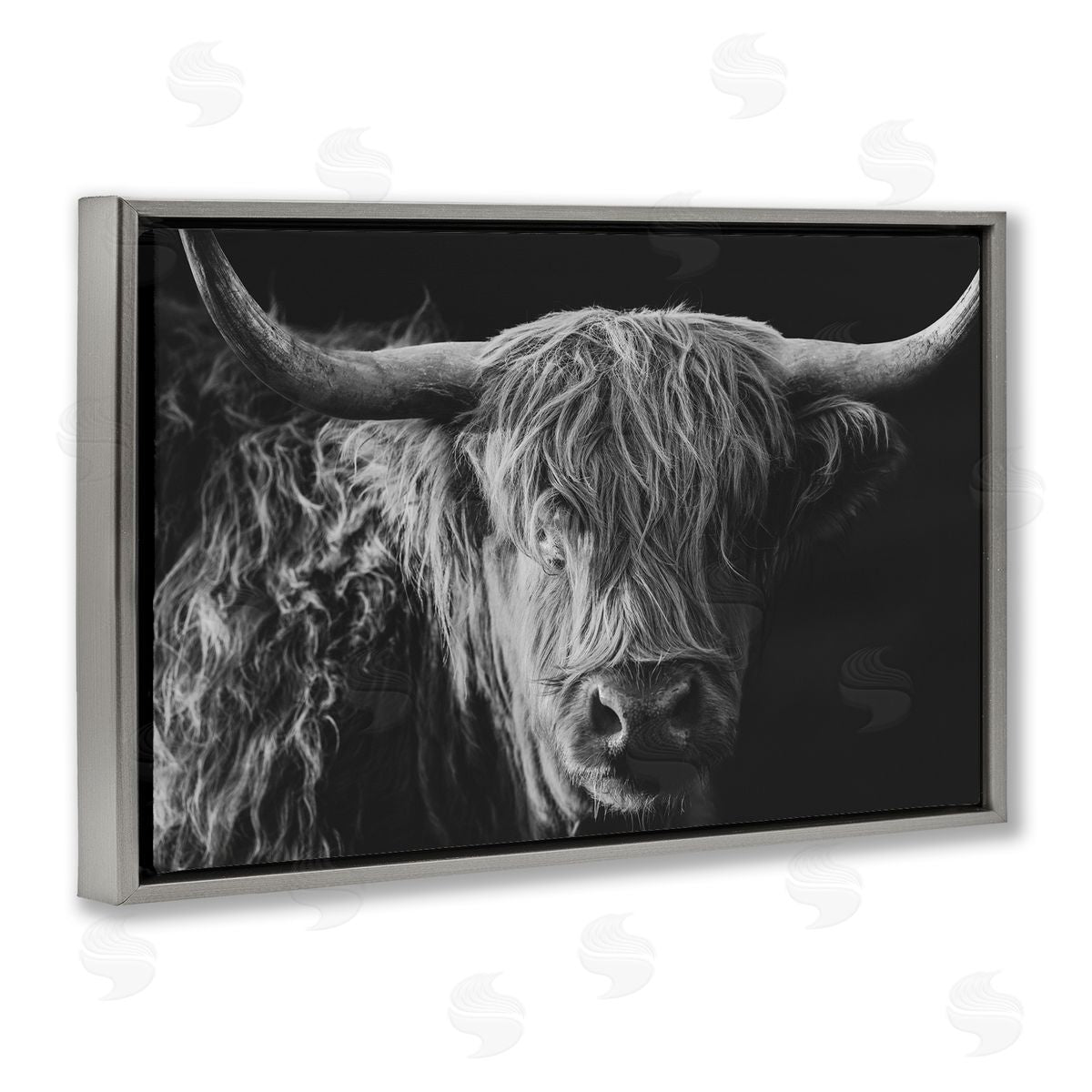 Crystal Lynn Collins Scottish Highland Portrait Canvas Wall Art Print