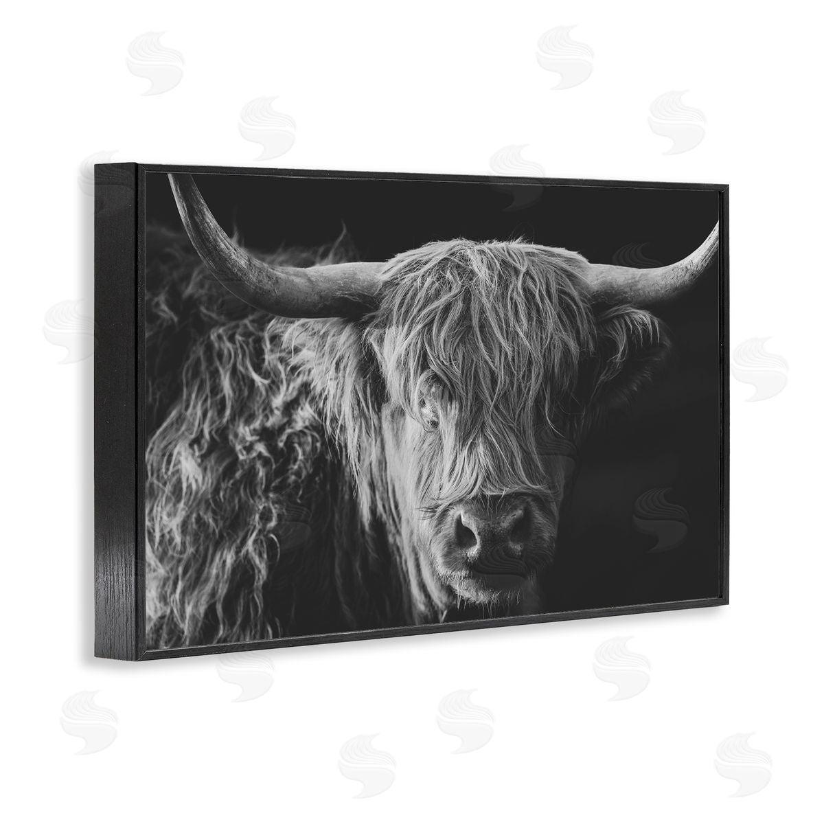 Crystal Lynn Collins Scottish Highland Portrait Canvas Wall Art Print