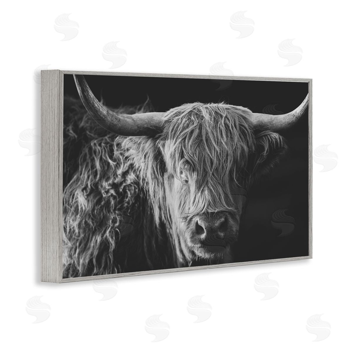 Crystal Lynn Collins Scottish Highland Portrait Canvas Wall Art Print