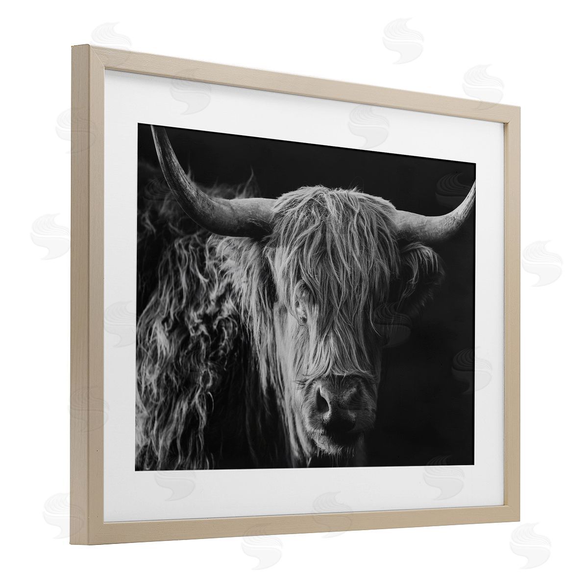 Crystal Lynn Collins Scottish Highland Portrait Canvas Wall Art Print
