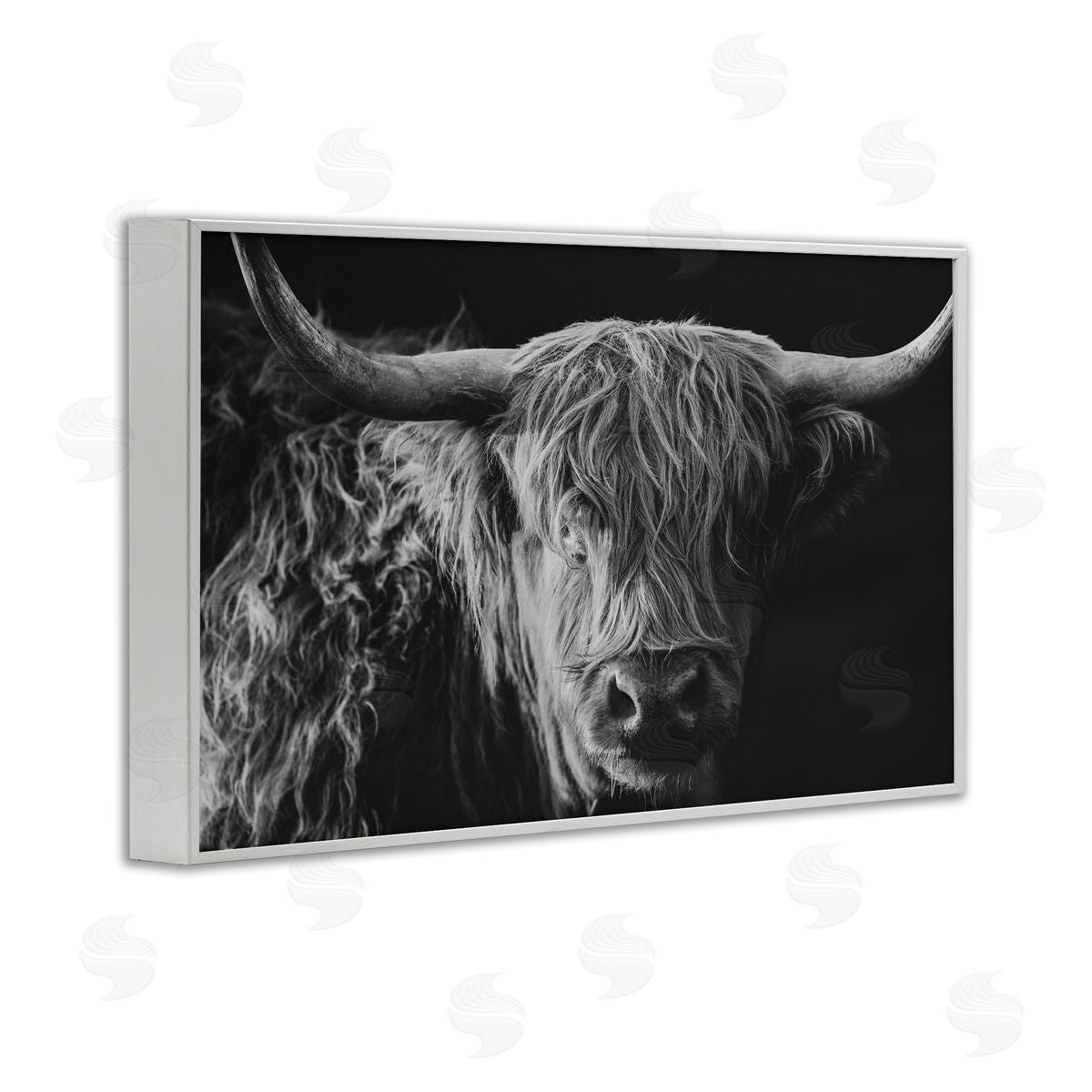 Crystal Lynn Collins Scottish Highland Portrait Canvas Wall Art Print