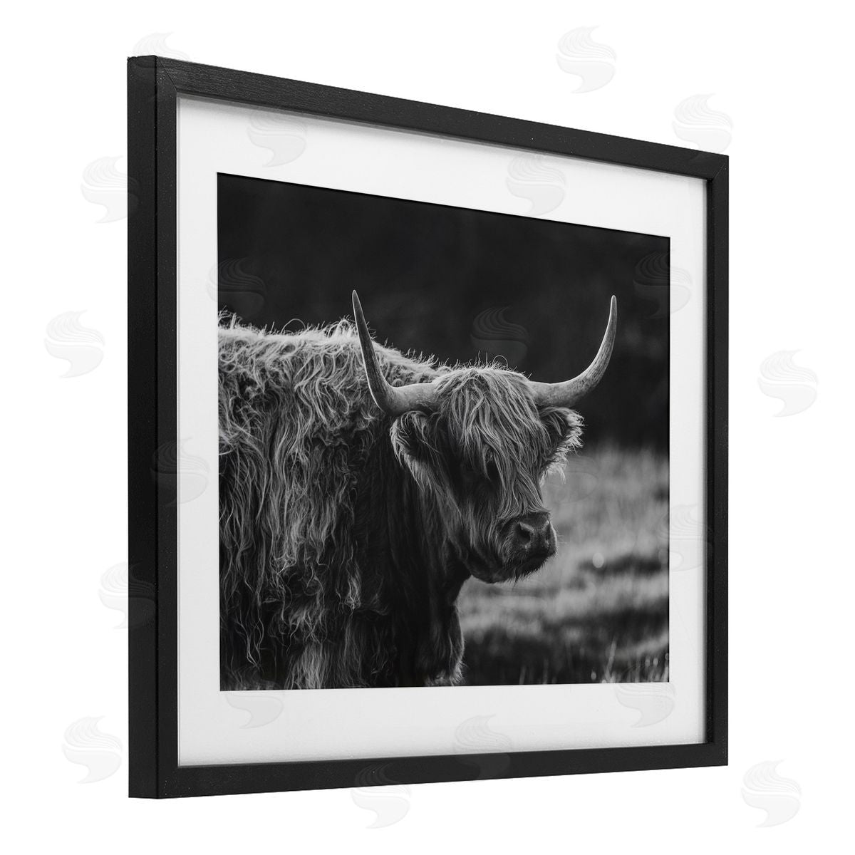 Crystal Lynn Collins Bold Scottish Highland Canvas Wall Art Print