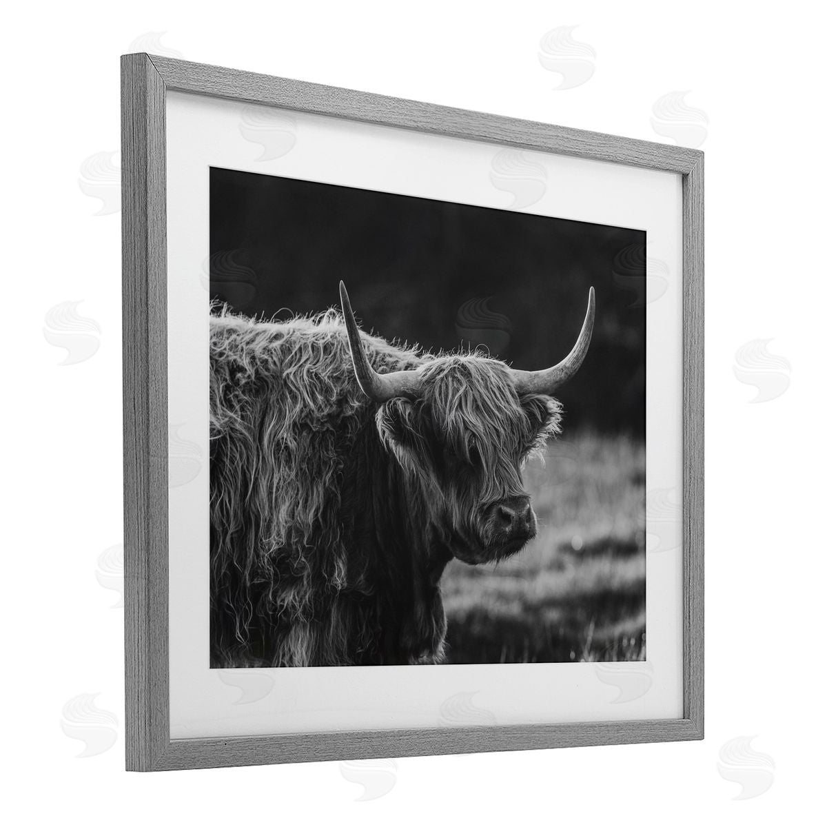 Crystal Lynn Collins Bold Scottish Highland Canvas Wall Art Print