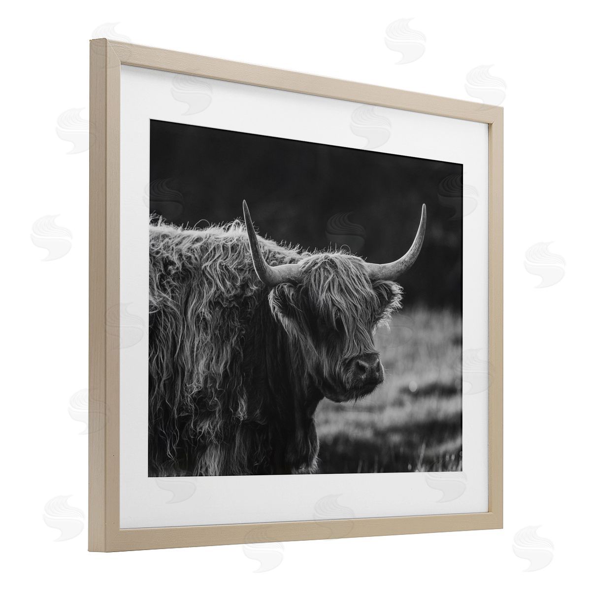 Crystal Lynn Collins Bold Scottish Highland Canvas Wall Art Print