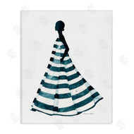 Simone Elum | Girl In Blue Striped Dress