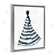 Simone Elum | Girl In Blue Striped Dress
