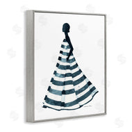 Simone Elum | Girl In Blue Striped Dress