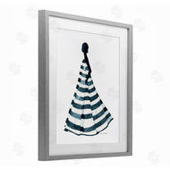 Simone Elum | Girl In Blue Striped Dress