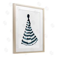 Simone Elum | Girl In Blue Striped Dress
