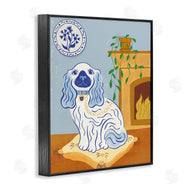 Carrie Cantwell | Blue Staffordshire Dog & Fireplace