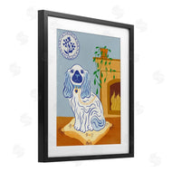 Carrie Cantwell | Blue Staffordshire Dog & Fireplace