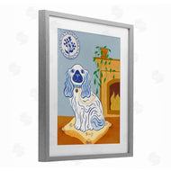Carrie Cantwell | Blue Staffordshire Dog & Fireplace