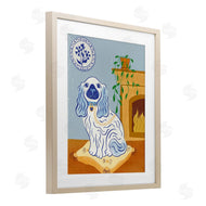 Carrie Cantwell | Blue Staffordshire Dog & Fireplace